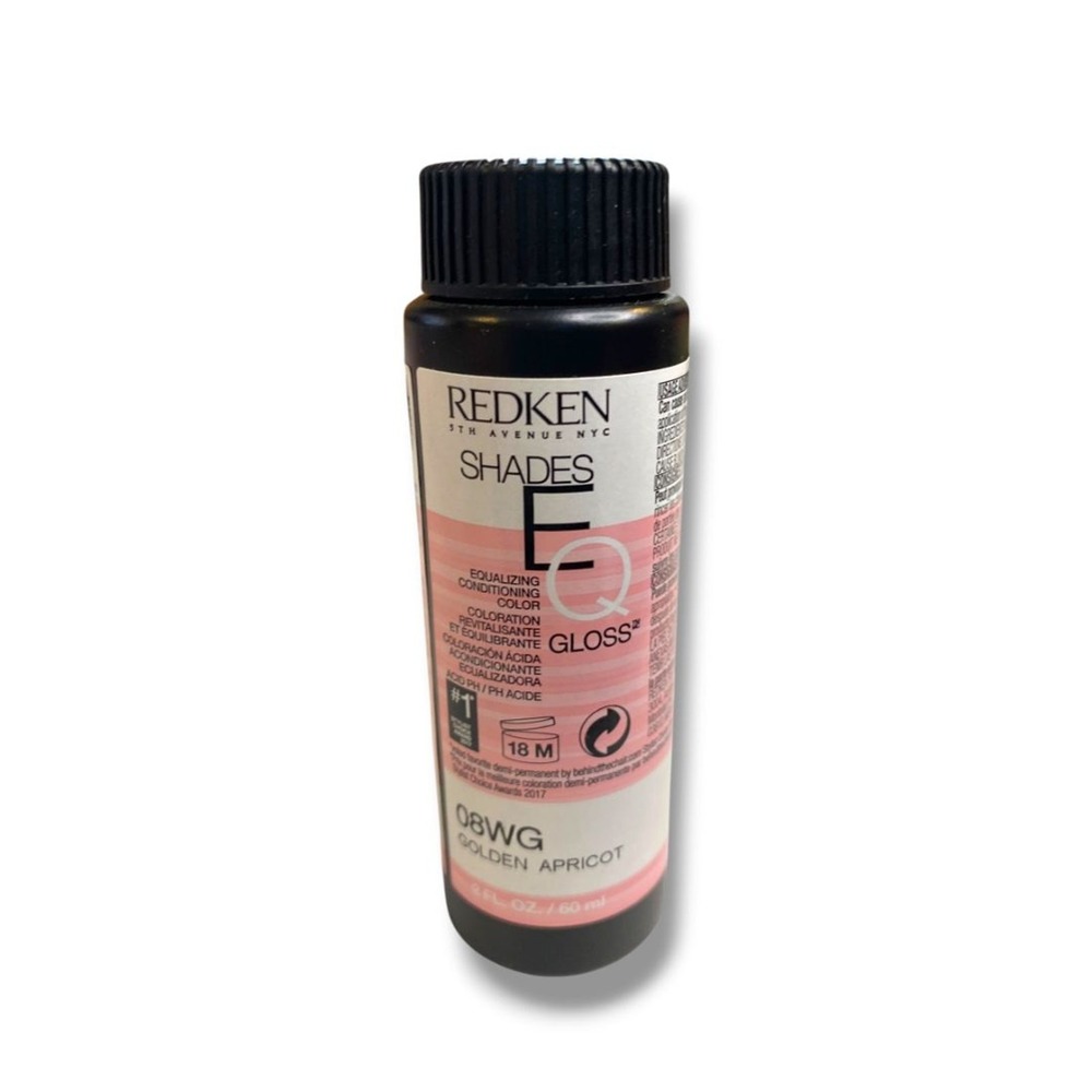 Redken New Shades EQ Gloss Equalizing Conditioner 08WG Golden Apricot 2oz